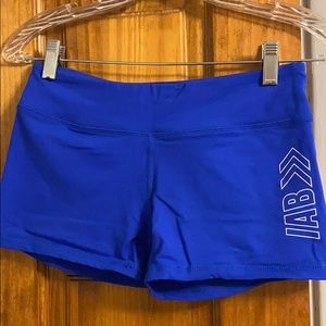 Royal blue athletic shorts